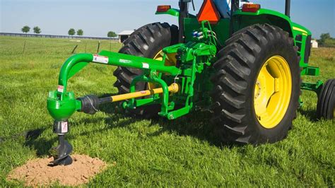 john deere skid steer auger|john deere 3 point post hole digger.